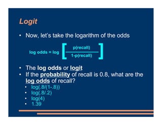 Mixed Effects Models - Logit Models | PDF