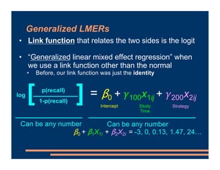 Mixed Effects Models - Logit Models | PDF