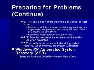 15 maintaining & troubleshooting windows | PPT