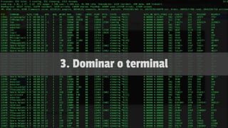 3. Dominar o terminal
 
