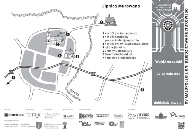 KOŚCIÓŁ PW. ŚW. LEONARDA W LIPNICY MUROWANEJ (mapa) | PPT