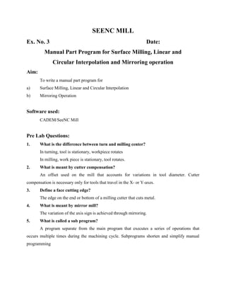 15 me404l manual - ex 1 to 4 | PDF
