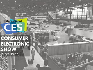 CONSUMER
ELECTRONIC
SHOW
(Since 1967)
 