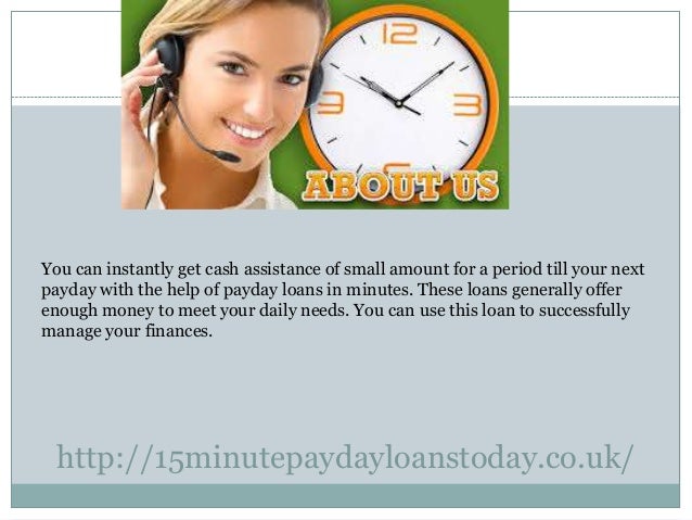 15 Minute Payday Loans Today With No Upfront Fees