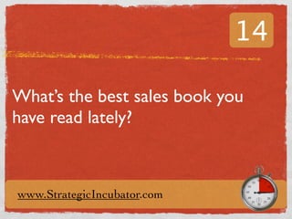 15 Incubator Minutes