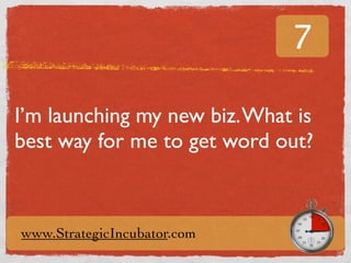 15 Incubator Minutes