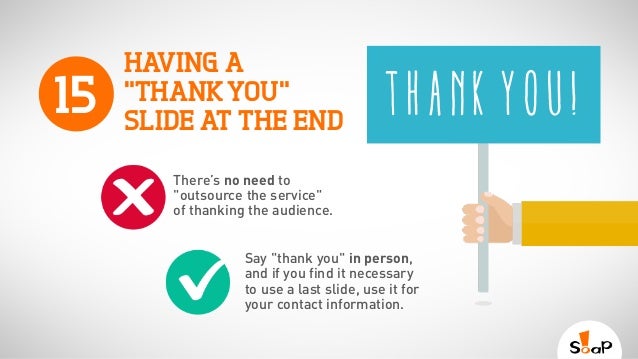how to say thanks after presentation