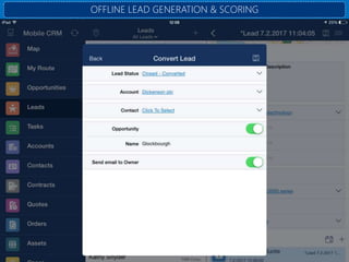 OFFLINE LEAD GENERATION & SCORING
 