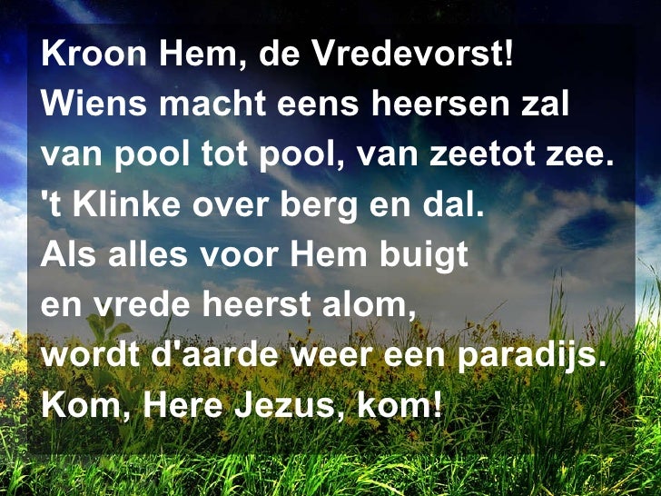 Zie ik maak alle dingen nieuw