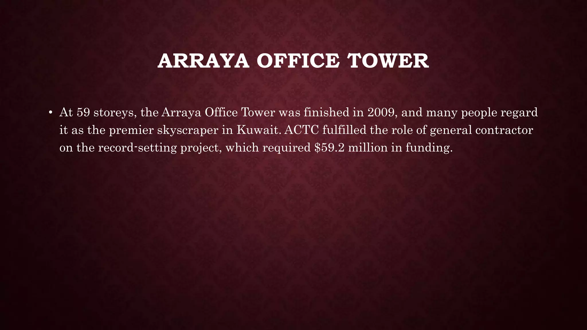 15 of the Most Notable Ahmadiah Portfolio Projects in Kuwait | PPTX