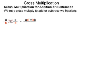 15 on cross multiplication | PPTX