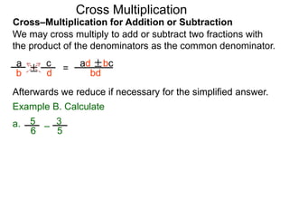 15 on cross multiplication | PPTX