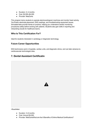 Medcerts Program Guide 15 Online Medical Certifications Every Aspiring Healthcare Professional ...