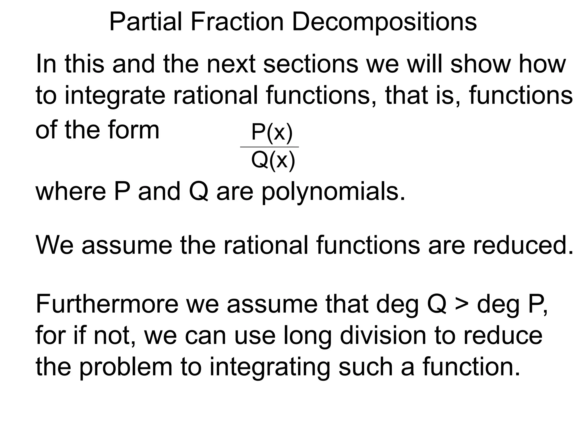 16 partial fraction decompositions x | PPTX