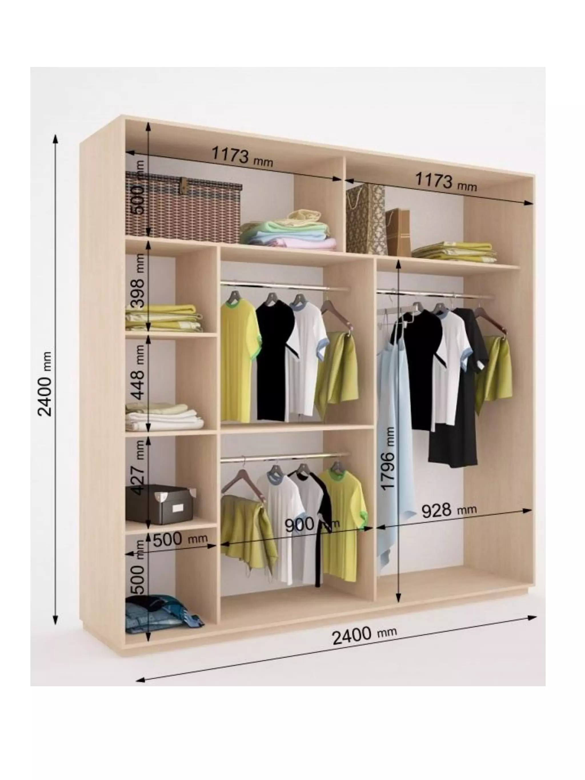 15 planos de closets y armarios de madera | PDF
