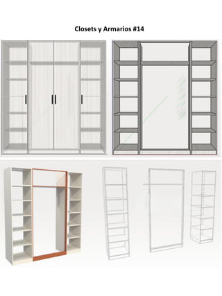 15 planos de closets y armarios de madera | PDF