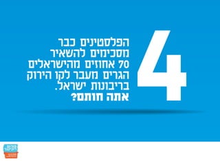 חמש עשרה הנקודות: הפלסטינים כבר הסכימו - אתם חותמים?