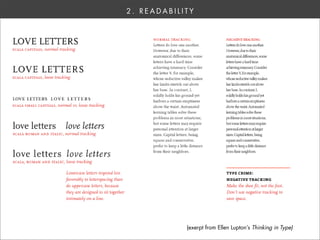 2. READABILITY




            (exerpt from Ellen Lupton’s Thinking in Type)
 