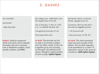 3. DASHES
 
