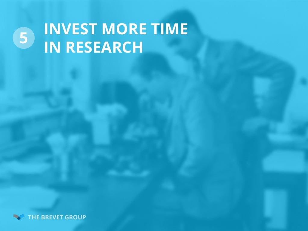 Set aside ample time to