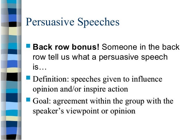 value persuasive speech definition value persuasive speech definition