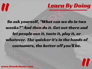 19 Quotes from Rework: Change The Way You Work Forever | PPT