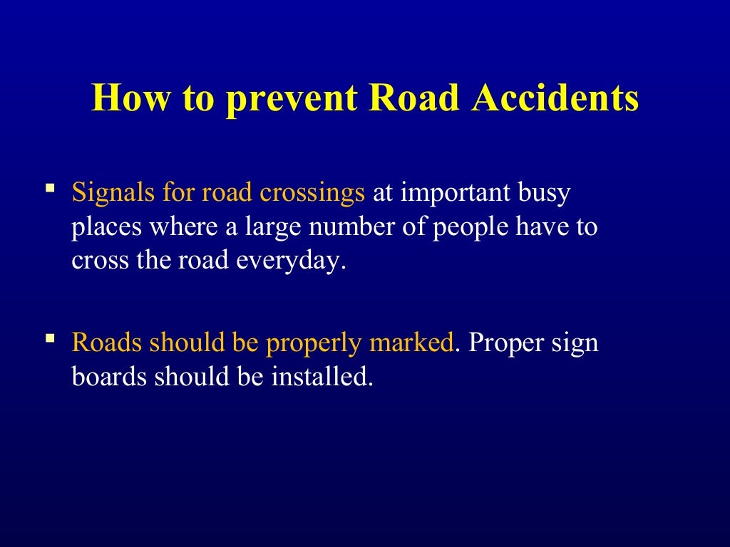 Road Traffic Accident (RTA)