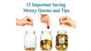 15 Important Saving Money Quotes