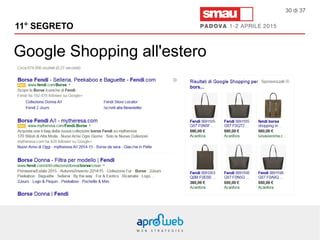 Google Shopping all'estero
11° SEGRETO
30 di 37
 