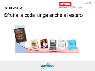 Sfrutta la coda lunga anche all'estero
13° SEGRETO
33 di 37
 