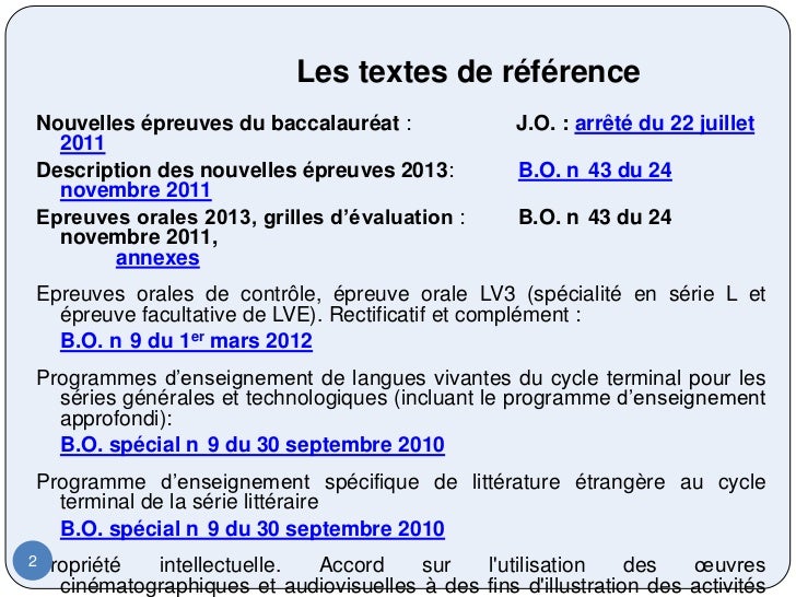 Evaluation bac LV