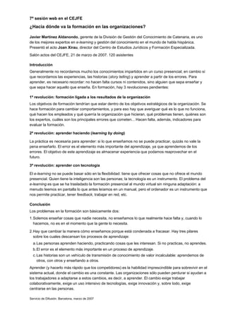 15 Sesiones web (2005 2009)