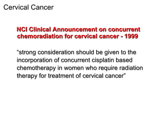 MCO 2011 - Slide 15 - C. Sessa - Cervical and endometrial cancers (part II)