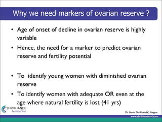 Markers of ovarian reserve | PDF