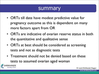 Markers of ovarian reserve | PDF