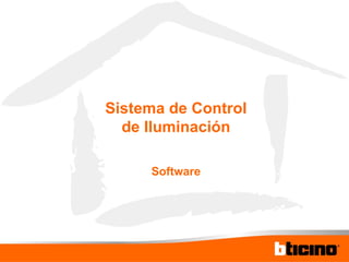 Sistema de Control de Iluminación Software 