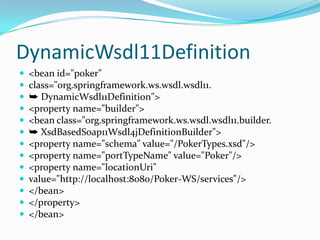 Spring Web Services PPT