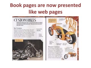 Book pages are now presented like web pages