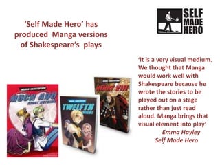 Work in small groups to write bullet points for what happens next 