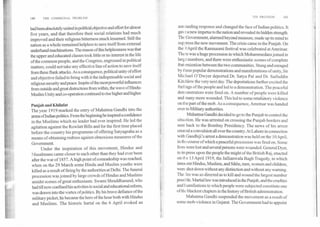 140 THE COMMUNAL PROBLEM ITS FRUITION	141
had beenabsolutely united in polifidalobjective and effort for almost
five years, and that therefore their social relations had much
improved and their religious bitterness much lessened. Still the
nation as a whole remained helpless to save itself from external
underhand machinations. The reason of this helplessness was that
the upper and educated classes took little or no interest in the life
of the common people, and the Congress, engrossed in political
matters, could not take any effective line of action to save itself
from these flank attacks. As a consequence, political unity of effort
and objective failed to bring with it the indispensable social and
religious security and peace. Inspite of the most powerful influences
from outside and great distractions from within, the wave of Hindu-
Muslim Unity and co-operation continued to rise higher and higher.
Punjab and Khilafat
The year 1919 marked the entry of Mahatma Gandhi into the
arena ofIndian politics. From the beginning he inspired a confidence
in the Muslims which no leader had ever inspired. He led the
agitation against the Rowlatt Bills and for the first time placed
before the country his programme of offering Satyagraha as a
means of obtaining redress against obnoxious measures of the
Government.
Under the inspiration of this movement, Hindus and
Musalmans came closer to each other than they had ever been
after the war of 1857. A high point of comradeship was reached,
when on the 29 March some Hindu and Muslim- youths were
killed as a result of firing by the authorities at Delhi. The funeral
procession was joined by large crowds of Hindus and Muslims
amidst scenes of great enthusiasm. Swami Shraddhanand, who
had till now confined his activities to social and educational reform,
was drawn into the vortex of politics. By his brave defiance of the
military picket, lie became the hero of the hour both with Hindus
and Muslims. The historic hartal on the 6 April evoked an
astounding response and changed the face of Indian politics. It
gave a new impetus to the nation and revealed its hidden strength.
The Government, alarmed beyond measure, made up its mind to
suppress the new movement. The crisis came in the Punjab. On
the 9 April the Ramnaumi festival was celebrated at Amritsar.
There was a huge procession in which Mohammedans joined in
large numbers, and there were enthusiastic scenes of complete
fraternization between the two communities. Stung and enraged
by these popular demonstrations and manifestations of unity, Sir
Michael O'Dwyer deported Dr. Satya Pal and Dr. Saifuddin
Kitchlew the very next day. The deportations further excited the
feelings of the people and led to a demonstration. The peaceful
demonstrators were fired on. A number of people were killed
and many more wounded. This led to some retaliatory violence
on the part of the mob. As a consequence, Amritsar was handed
over to Military authorities.
Mahatma Gandhi decided to go to the Punjab to control the
situation. He was arrested on crossing the Punjab borders and
sent back to the Bombay Presidency. The news of his arrest
created a convulsion all over the county. At Lahore in connection
with Gandhiji's arrest a demonstration was held on the 10 Apri I,
in the course of which a peaceful procession was fired on. Some
lives were lost and several persons were wounded. General Dyer,
to impress upon the people the might of the British Raj, enacted
on the 13 April 1919, the Jallianwala Bagh Tragedy, in which
innocent Hindus, Muslims, and Sikhs, men, women and children,
were shot down without any distinction and without any warning.
The sire was so directed as to kill and wound the largest number
possible. Martial law was introduced in the Punjab, and the cruelties
and humiliations to which people were subjected constitute one
of the blackest chapters in the history of British administration.
Mahatma Gandhi suspended the movement as a result of
some mob-violence in Gujarat. The Government had to appoint
 