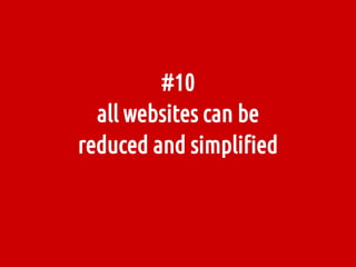 Websites: 15 things I'm certain about