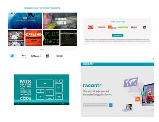 Up to a two line subtitle, generally used to describe the
takeaway for the slide
13 14
 