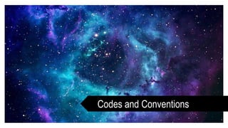 Codes and Conventions
 