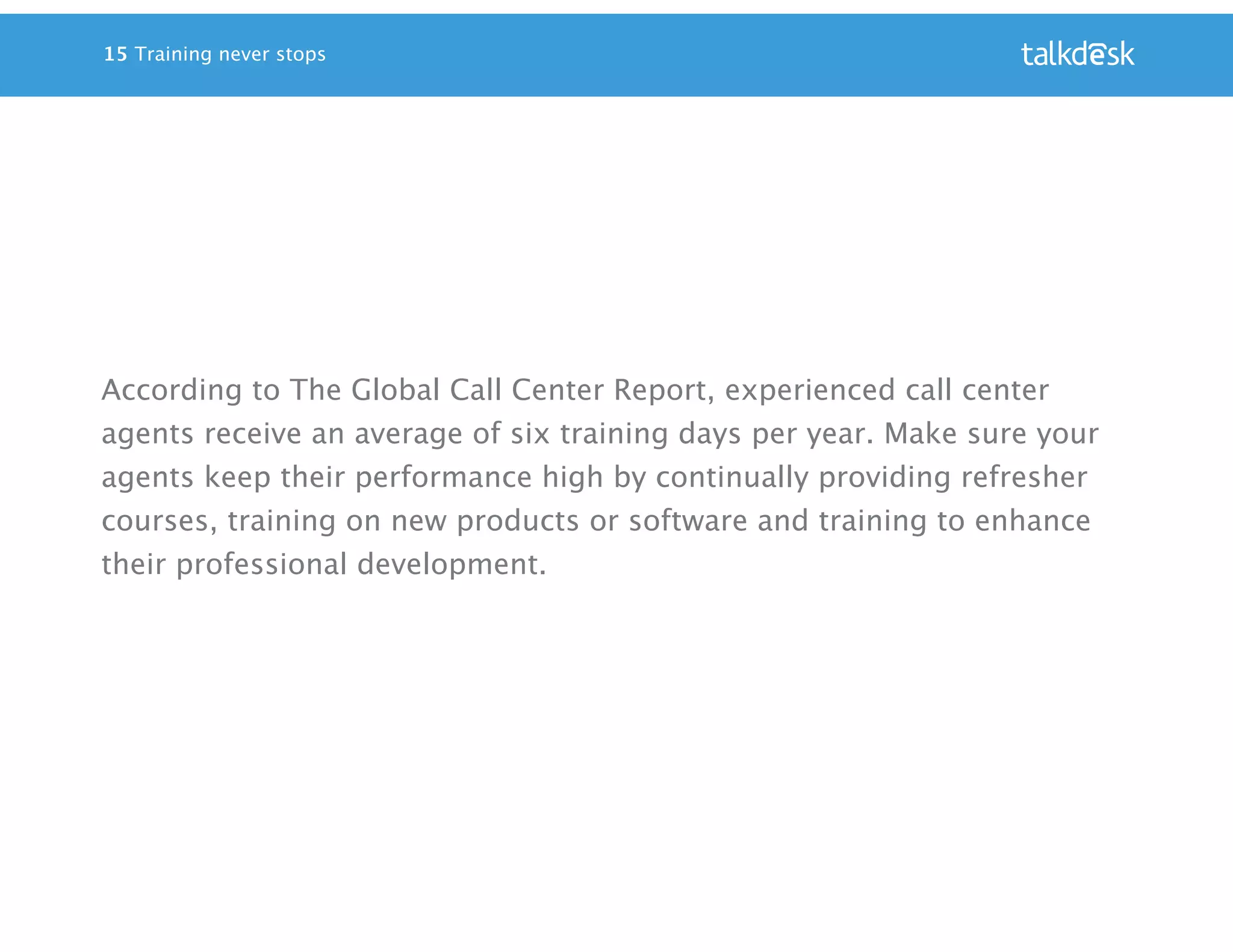 15 Tips for Training Call Center Agents | PDF