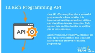 15 Top reasons to choose Java for Backend Development | PPT