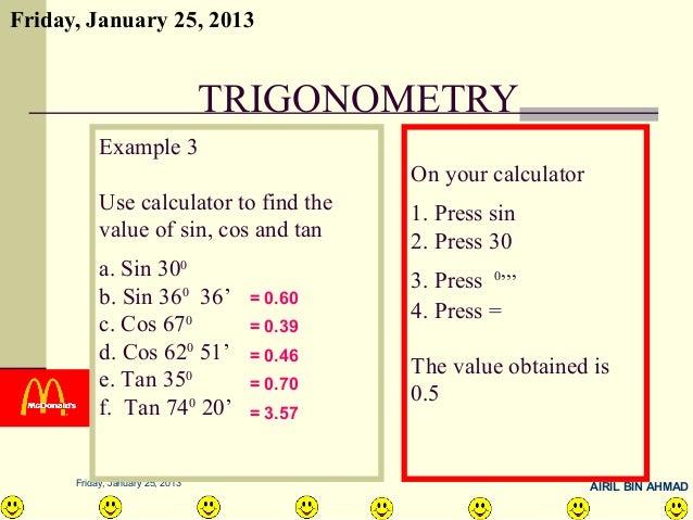 NOTE MATH FORM 3 - 15 trigonometry