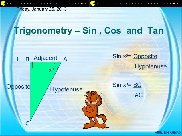 Note Math Form 3 15 Trigonometry