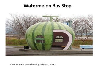 15 unusual and creative bus stops | PPT