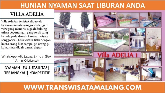 Informasi tentang Villa Murah Di Songgoriti Batu Malang Viral