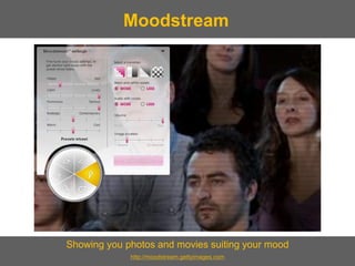 Images on Flickr made searchable by color and tags 
http://labs.tineye.com/multicolr/ 
Search inspiration by color  